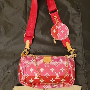 LV bag and wallet set